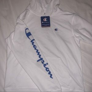 WHITE AUTHENTIC CHAMPION hoodie